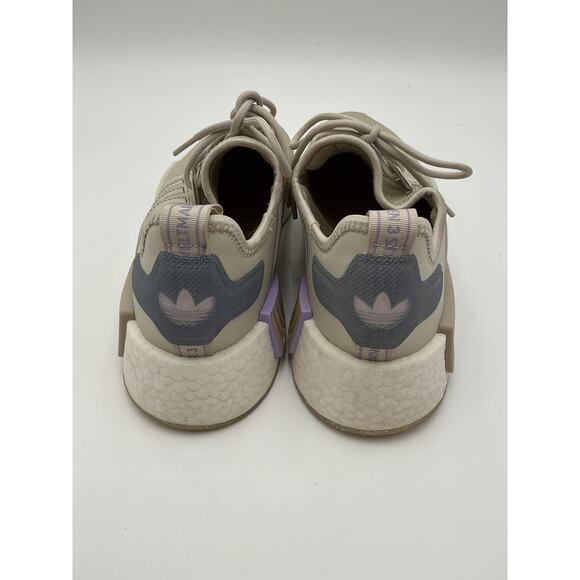 adidas Beige and Blue Sneakers - Picture 3 of 6